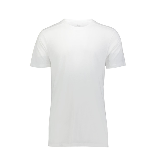 [FTSCUBWH-AS-LOGO1] Decker Men's Tri-Blend T-Shirt - Short Sleeve (Adult S, White)